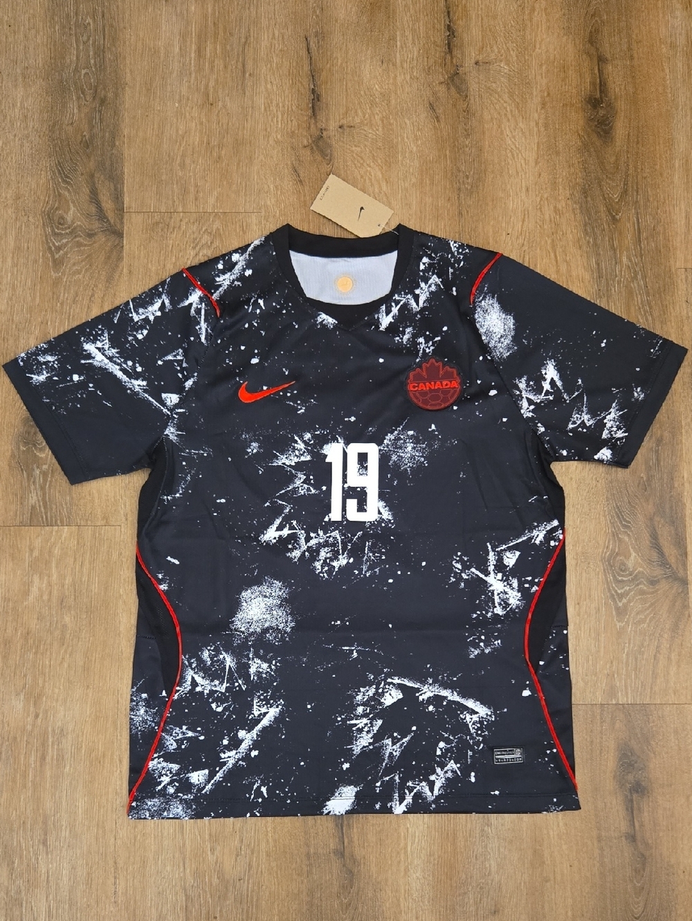 Canada Alphonso Davies #19 Soccer Black Kit Mens Sizes Brand New 2026